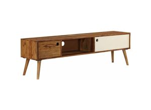 8718475602903 - Bonnevie - TV-SchrankTV-Möbel 140x30x40 cm Massivholz vidaXL