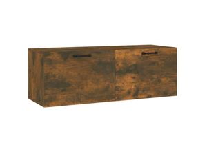 8720287087199 - Bonnevie - Wandschrank Badschrank Räuchereiche 100x365x35 cm Holzwerkstoff vidaXL