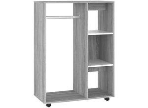 8720286956564 - Bonnevie - Kleiderschrank Grau Sonoma 80x40x110 cm Holzwerkstoff vidaXL92786