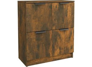 8720286967928 - Sideboard，Kommode Räuchereiche 60x30x70 cm Holzwerkstoff vidaXL