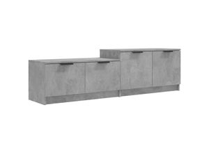 8720286965917 - Bonnevie - TV-SchrankTV-Möbel Betongrau 1585x36x45 cm Holzwerkstoff vidaXL