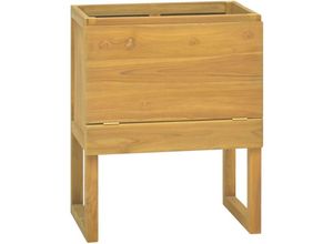 8720286662748 - Bonnevie - BadschrankBadezimmerschrank 60x45x75 cm Massivholz Teak vidaXL