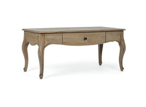 8051836410374 - Iperbriko - Domitille klassischer Couchtisch aus Holz mit 1 Schublade