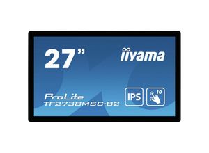 4948570118199 - iiyama ProLite TF2738MSC-B2 - LED-Monitor - 686 cm (27) - offener Rahmen - Touchscreen - 1920 x 1080 Full HD (1080p) @ 60 Hz - A-MVA+ - 300 cd m² - 30001 - 5 ms - HDMI DVI DisplayPort - Lautsprecher - Schwarz