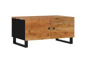 8720845578565 - Bonnevie - Couchtische Kaffeetisch 80x50x40 cm Massivholz Akazie & Holzwerkstoff vidaXL