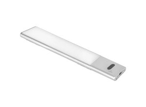 8432393290393 - Usb wiederaufladbare LED-Wandleuchte Kaus mit Berührungssensor L240mm Kunststoff und Aluminium Matt eloxiert - Matt eloxiert - Emuca