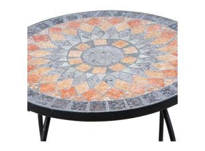 4019111519611 - Siena Garden Blumentisch Prato (1-St) Blumenständer BxTxH 41x41x605 cm Eisen mit Mosaikoptik schwarz