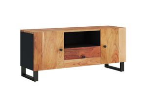 8720845724627 - Bonnevie - TV-SchrankTV-Möbel 105x335x46 cm Massivholz Akazie & Holzwerkstoff vidaXL