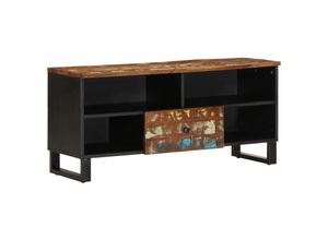 8720845724757 - Bonnevie - TV-SchrankTV-Möbel 100x33x46 cm Altholz Massiv & Holzwerkstoff vidaXL