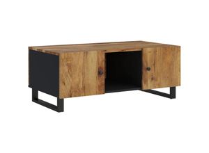 8720845724566 - Bonnevie - Couchtische Kaffeetisch 100x54x40 cm Massivholz Mango & Holzwerkstoff vidaXL