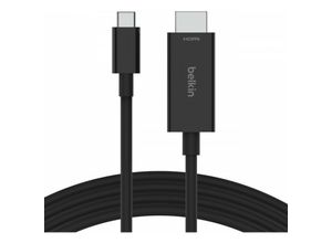 0745883843060 - Connect - Adapterkabel - 24 pin USB-C männlich zu HDMI männlich - 2 m - Schwarz - passiv Support von 8K 60 Hz DP Alt Modus-Support