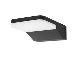 8445386104638 - Serenate Aplique Exterior led 85W Blanco Cálido 3000K con Protección IP44 para Jardín y Terraza Color Negro - Forlight