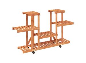 8720845755423 - Bonnevie - Blumenständer mit Rollen 110x25x78 cm Massivholz Tanne vidaXL589007 8720845755423 - Bonnevie - Blumenständer mit Rollen 110x25x78 cm Massivholz Tanne vidaXL589007