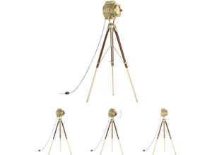 8721031336624 - Prolenta Premium - The Living Store Stehleuchte Dreibein Massivholz Mango 193 cm - Lampen - Braun 8721031336624 - Prolenta Premium - The Living Store Stehleuchte Dreibein Massivholz Mango 193 cm - Lampen - Braun
