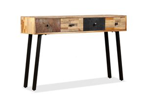 8718475577416 - Bonnevie - KonsolentischFlurtisch Recyceltes Teak Massiv 120 x 30 x 76 cm vidaXL 8718475577416 - Bonnevie - KonsolentischFlurtisch Recyceltes Teak Massiv 120 x 30 x 76 cm vidaXL