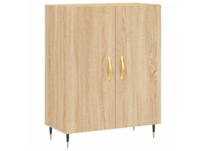 8720845863067 - Bonnevie - SideboardKommode Sonoma-Eiche 695x34x90 cm Holzwerkstoff vidaXL