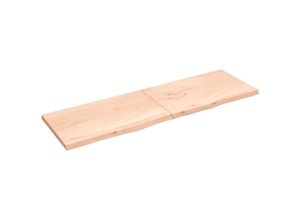 8720845835118 - Bonnevie - TischplatteSchreibtischplatte 200x60x4 cm Massivholz Eiche Unbehandelt vidaXL