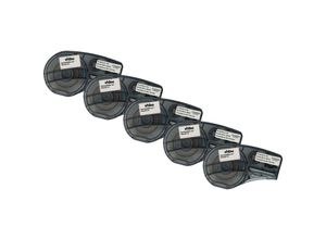 4068201569739 - 5x Schriftband-Kassette Ersatz für Brady M21-750-7425 für Etiketten-Drucker 1905mm Schwarz auf Weiß Polypropylen - Vhbw