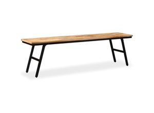 8718475577508 - Bonnevie - Sitzbank Recyceltes Teak und Stahl 160 x 35 x 45 cm vidaXL817746