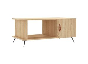 8720845429249 - Bonnevie - Couchtische Kaffeetisch Sonoma-Eiche 90x50x40 cm Holzwerkstoff vidaXL