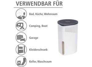 4008838448366 - Raumentfeuchter Drop Weiß 2 x 1000 g - Weiß - Wenko