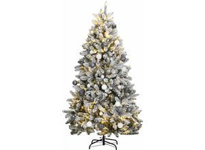 8721012279124 - Vidaxl - Künstlicher Weihnachtsbaum Klappbar 300 LEDs & Kugeln 270 cm