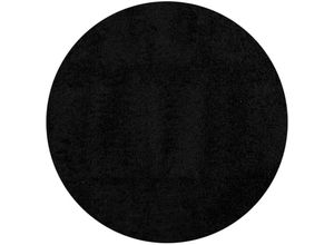 8721012228948 - Bonnevie - Shaggy-Teppich pamplona Hochflor Modern Schwarz ø 280 cm vidaXL744415