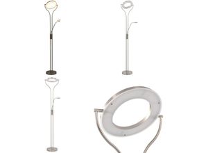 8721115706084 - Vidaxl - Stehlampe 18 w Silbern 180 cm Dimmbar - Stehleuchte - Stehleuchten - Home & Living - Silber