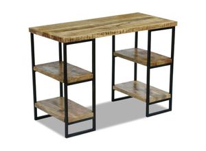 8718475995111 - Bonnevie - Büroschreibtisch Mangoholz 110×50×76 cm vidaXL850519