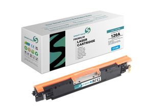 6942383113424 - - SmartMate wiederaufbereitete Laser Toner Patrone für hp CE311A (126A) Cyan