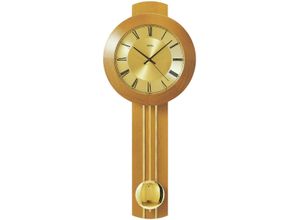 4037445135277 - Funk-Pendelwanduhr AMS F5132 9 Wanduhren Gr B H L 31 cm x 18 cm x 73 cm braun (kirschbaumfarben) Pendeluhren