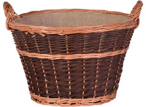 4017537484353 - Aufbewahrungsbox Aufbewahrungsboxen Jute Gr B H T 50 cm x 53 cm x 37 cm Ø 50 cm braun