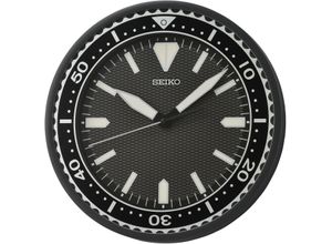 4517228837593 - Wanduhr SEIKO QXA791K Wanduhren Gr Ø 30 cm schwarz