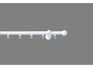 4015161080156 - Innenlaufschiene Bola Gardinenstangen Gr L 120 cm Ø 20 mm 1 läufig weiß Gardinenschienen Gardinenstangen