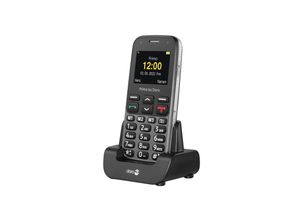 4260117674426 - DORO Primo 218 - Mobiltelefon - microSD slot - microSD slot - 220 x 176 Pixel - TFT - 03 MP - Graphite (360034)