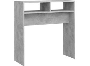 8720286606407 - Bonnevie - KonsolentischFlurtisch Betongrau 78x30x80 cm Holzwerkstoff vidaXL