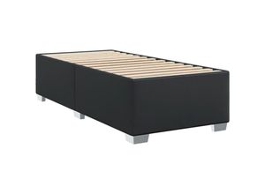 8721102694226 - Vidaxl - Bettgestell Schwarz 90x200 cm Kunstleder