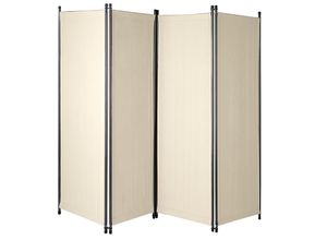 4021093031944 - Paravent ANGERER FREIZEITMÖBEL Swingtex Stellwände Gr B H 220 cm x 165 cm beige (elfenbeinfarben) Paravents Stellwände (BH) ca 220x165 cm