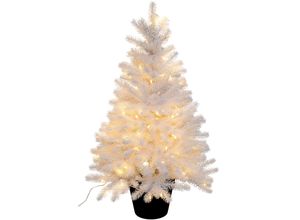 4064118886570 - Künstlicher Weihnachtsbaum CREATIV LIGHT Weihnachtsdeko künstlicher Christbaum Tannenbaum Weihnachtsbäume Gr Höhe 90 cm bis weiß Kunstweihnachtsbäume Künstliche Weihnachtsbäume Im Topf