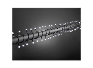 7318306952071 - F (A bis G) LED-Lichterkette KONSTSMIDE Weihnachtsdeko aussen Lichterketten Gr Dioden 160 St Kabellänge 5 m x Gesamtlänge 1772 m schwarz Lichterketten und Lichtschlauch runde Dioden 160 kalt weiße Dioden