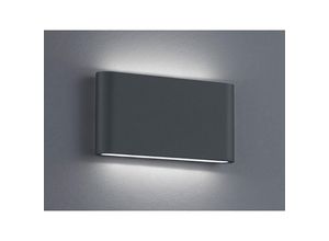 4017807337617 - Leuchten - Flache led Außenwandleuchte thames Up Down Light in Anthrazit 175cm breit