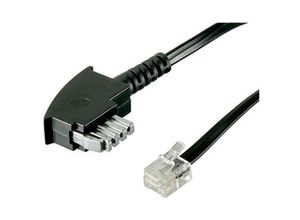 4040849502392 - Telefonkabel 3m tae-n RJ11 Steck sw 4p 50239 - Wentronic