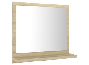 8720286218761 - Bonnevie - BadspiegelWandspiegel Sonoma-Eiche 40x105x37 cm Holzwerkstoff vidaXL