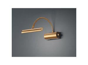 4017807275346 - Leuchten - Flexible led Wandleuchte   Bilderleuchte curtis Altmessing Drehdimmer