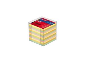 4008111600252 - Zettelbox 9 x 9 x 9 cm (B x H x T) 90 x 90 mm (B x H) 650 Bl gefüllt Polystyrol transparent