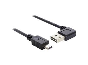 4043619833788 - USB-Kabel usb 20 usb-a Stecker USB-Mini-B Stecker 100 m Schwarz vergoldete Steckkontakte - Delock