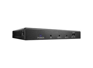 4002888382359 - LINDY 2 Port HDMI 18G Splitter 2 Port HDMI-Splitter 3840 x 2160 Pixel Schwarz