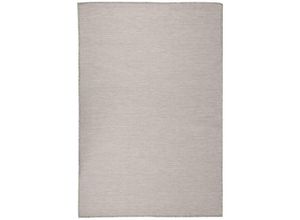 8720286874615 - Bonnevie - Outdoor-TeppichAußenteppich Flachgewebe 120x170 cm Taupe vidaXL