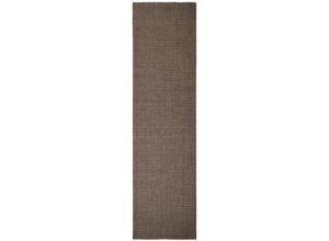 8720286723746 - Teppich Natur Sisal 66x250 cm Braun Vidaxl