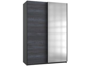 4038061000857 - Calicosy - Kleiderschrank mit 2 Schiebetüren davon 1 Spiegel - L135 cm